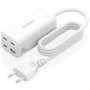 Aisens Cargador Sobremesa GaN 100W 3xUSB-C y 1xUSB-A Blanco